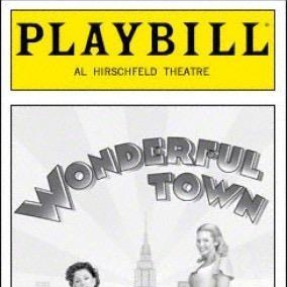 Playbill Wonderful Town Donna Murphy Jennifer Westfeld Gregg Edelman PeterBenson